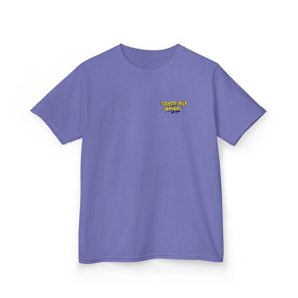 Kids Tee — Yellow Graffiti "Streetwise Angel" Logo