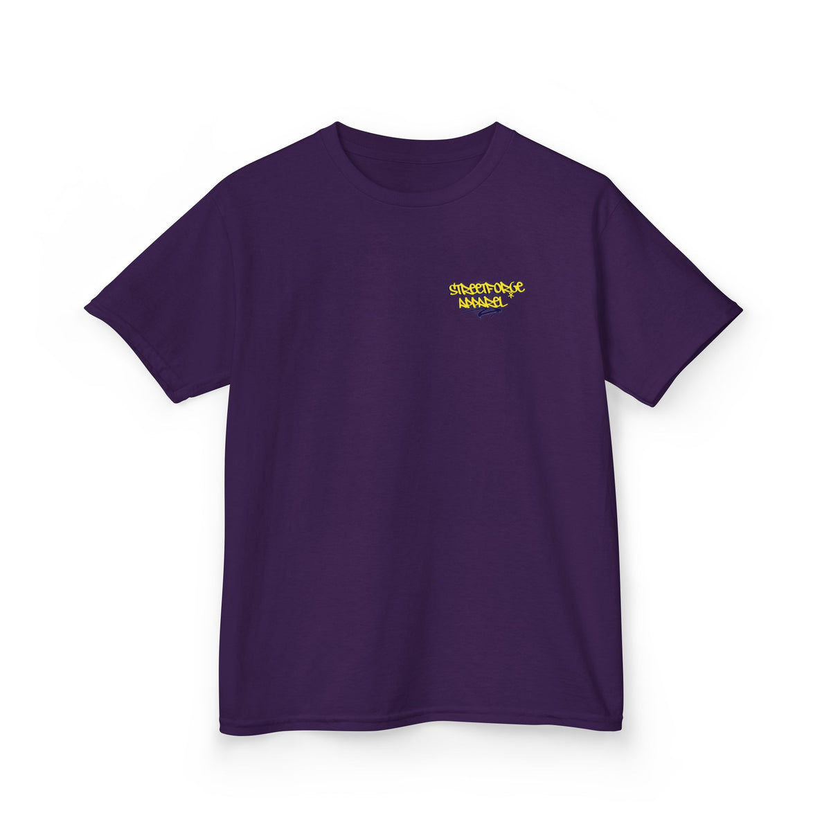 Kids Tee — Yellow Graffiti "Streetwise Angel" Logo
