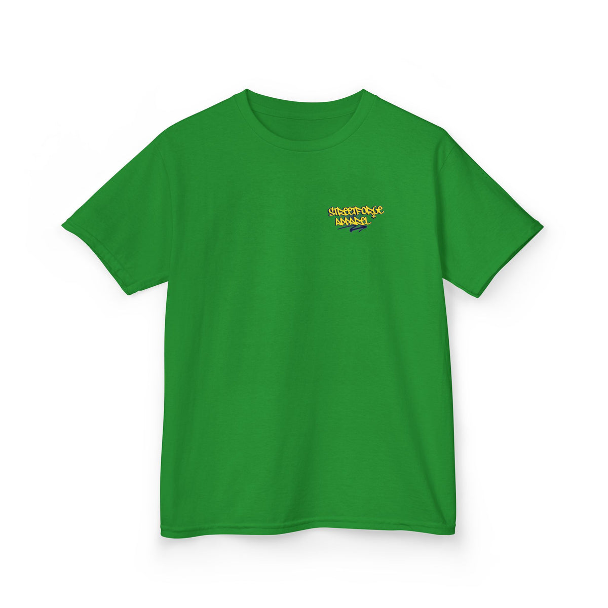 Kids Tee — Yellow Graffiti "Streetwise Angel" Logo