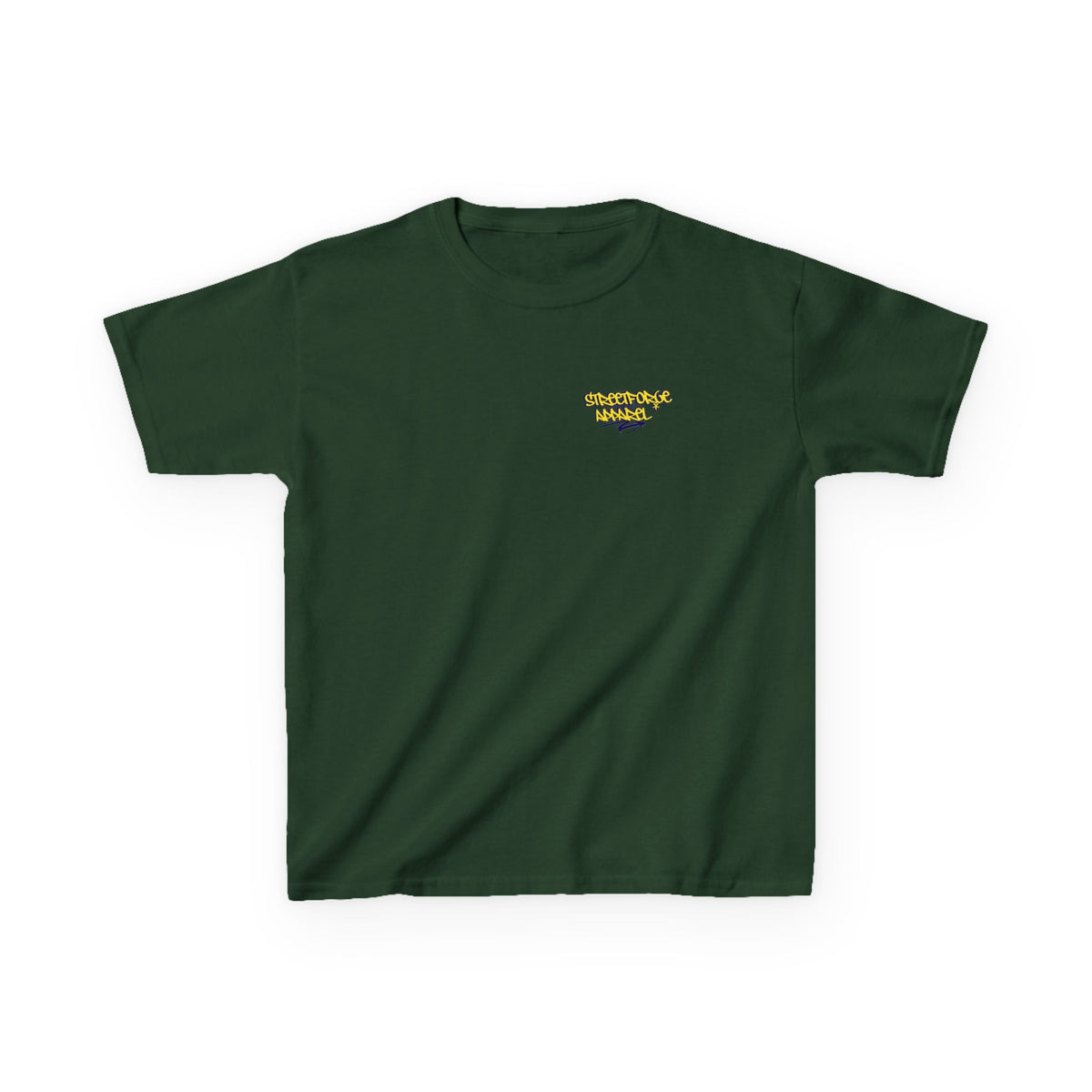 Kids Tee — Yellow Graffiti "Streetwise Angel" Logo