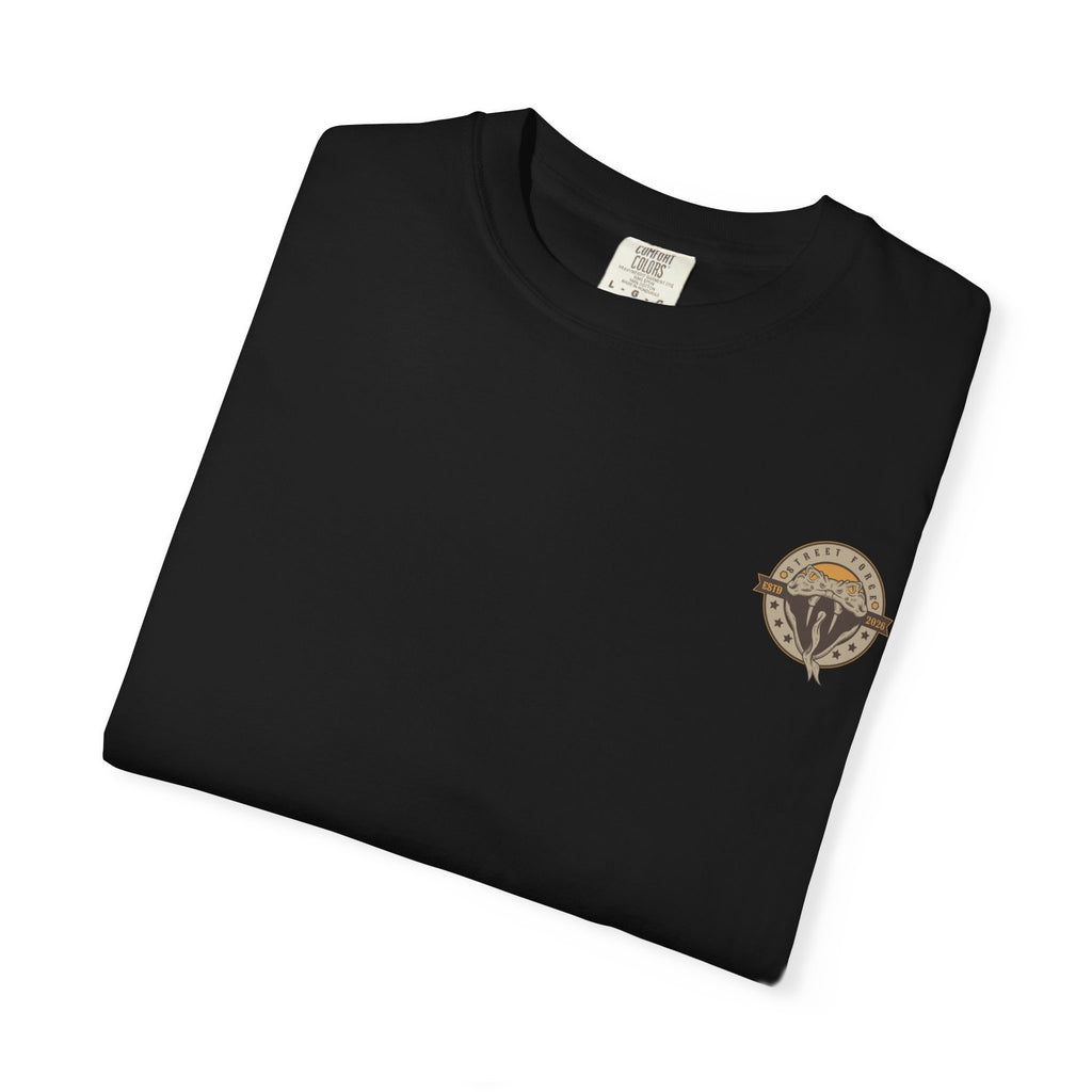 Snake Emblem T-Shirt — Street Forge Cobra Logo Tee (Est. 2026)