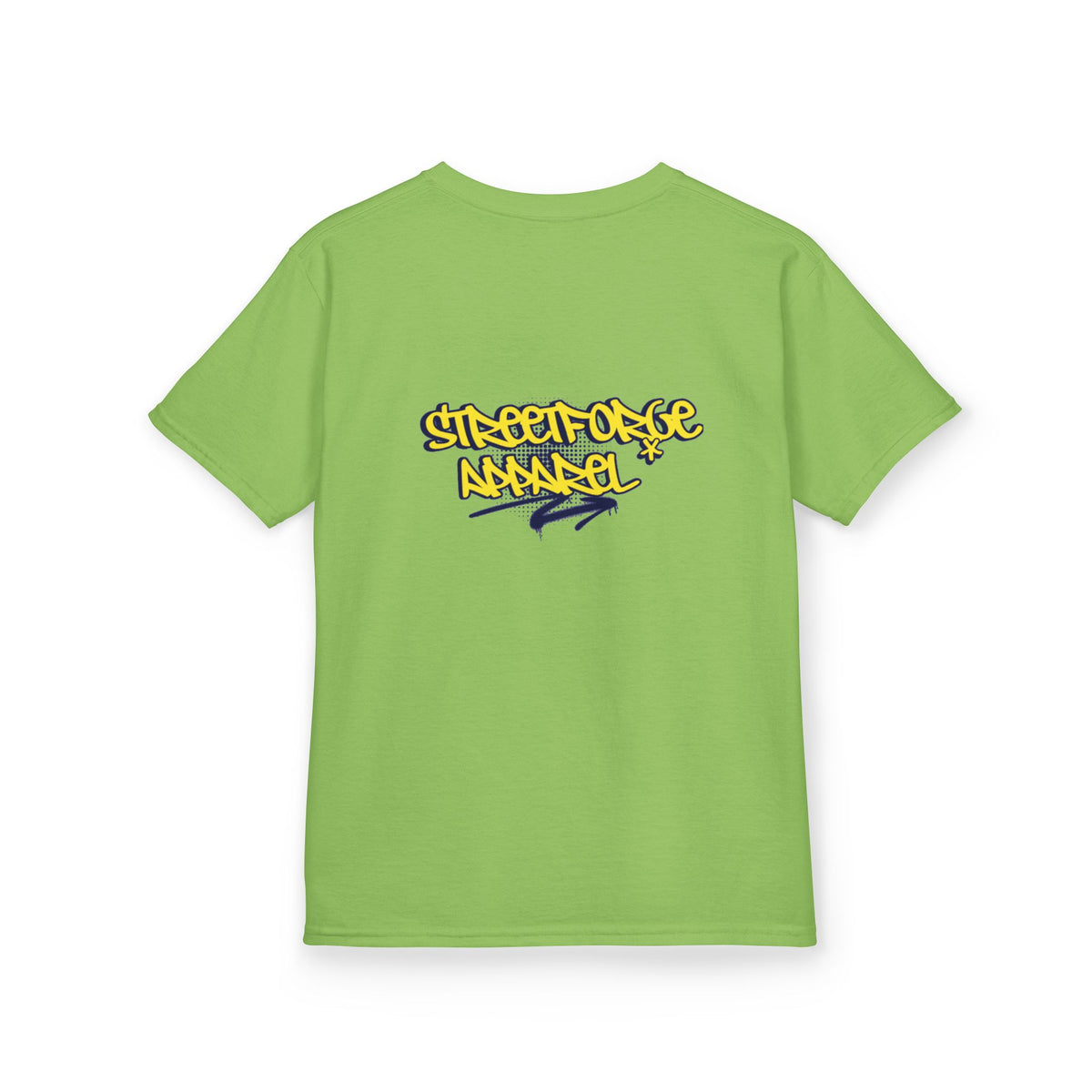 Kids Tee — Yellow Graffiti "Streetwise Angel" Logo