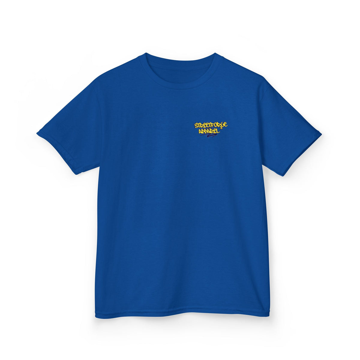 Kids Tee — Yellow Graffiti "Streetwise Angel" Logo