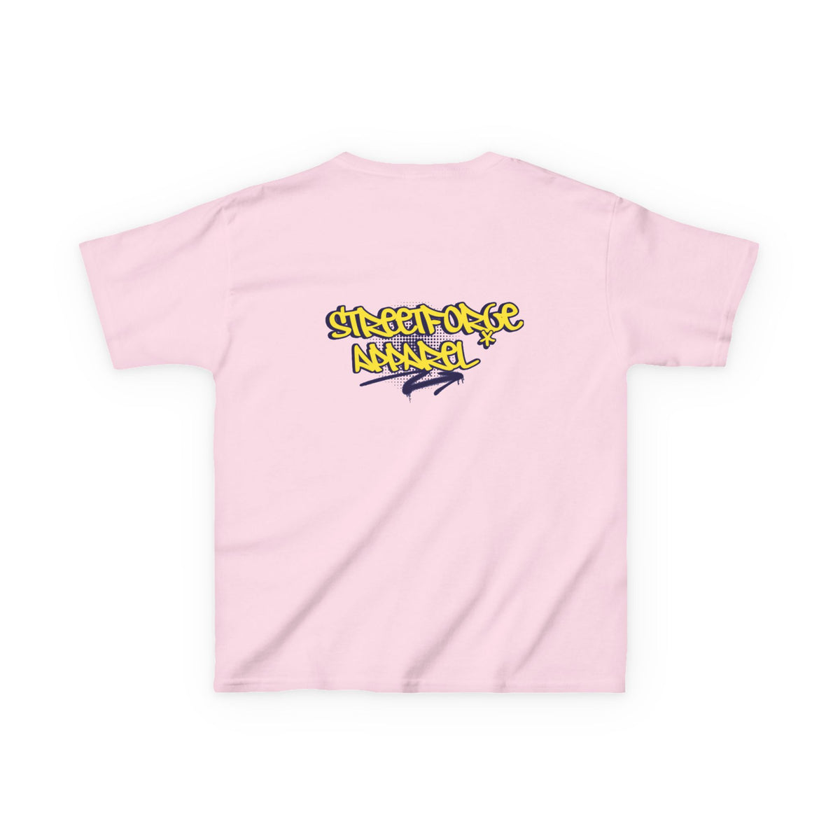 Kids Tee — Yellow Graffiti "Streetwise Angel" Logo