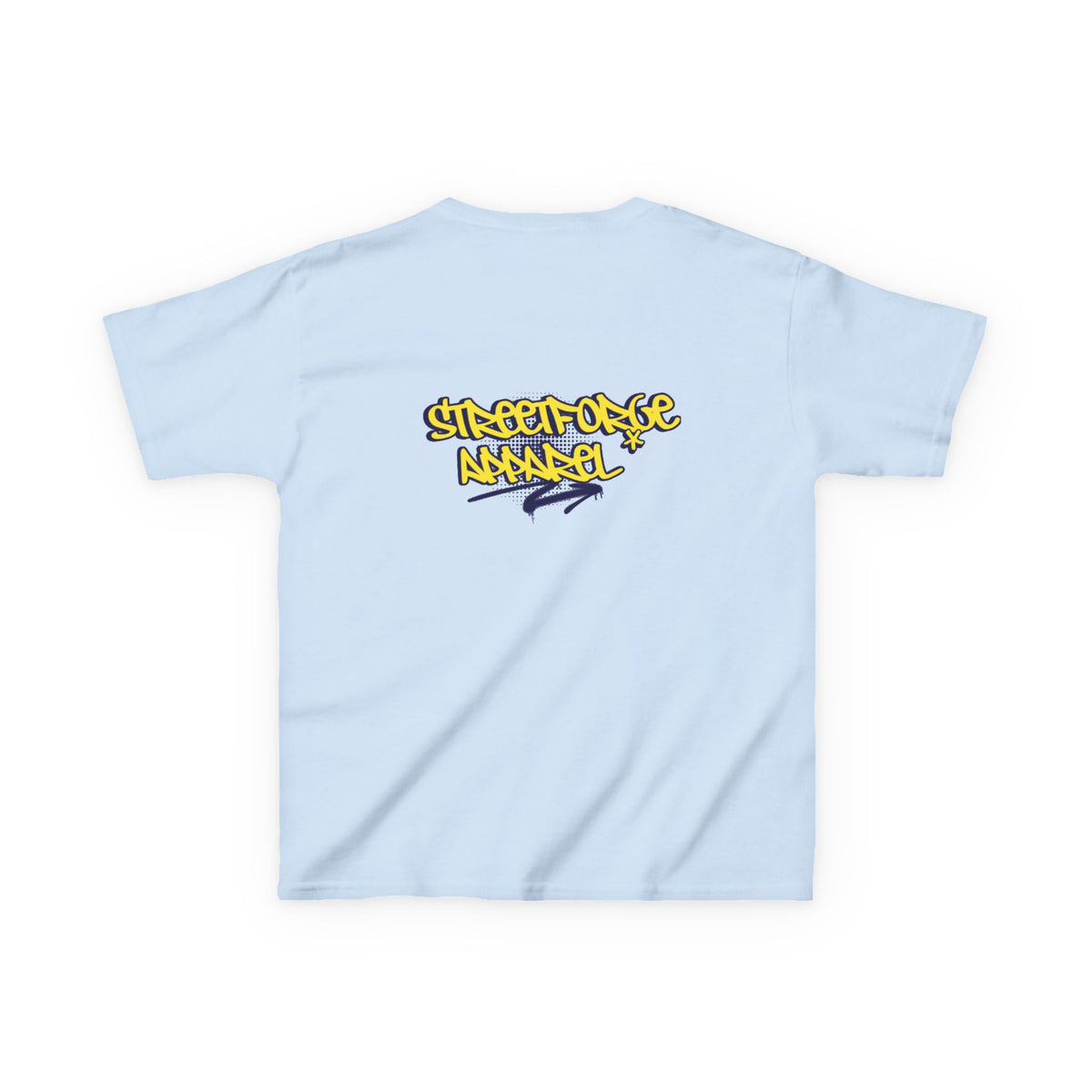 Kids Tee — Yellow Graffiti "Streetwise Angel" Logo