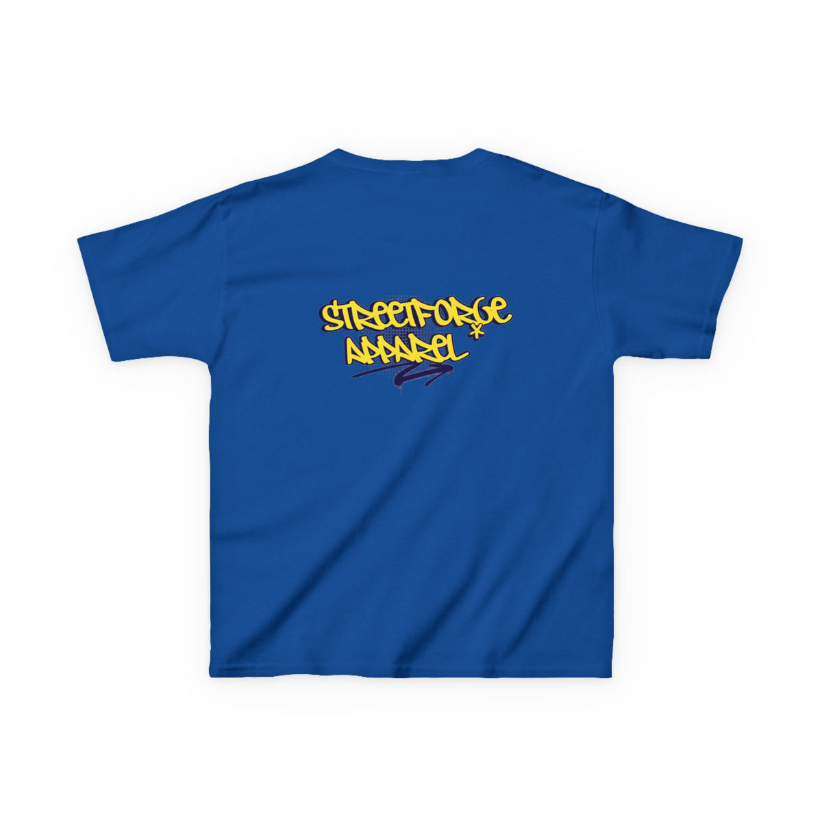 Kids Tee — Yellow Graffiti "Streetwise Angel" Logo