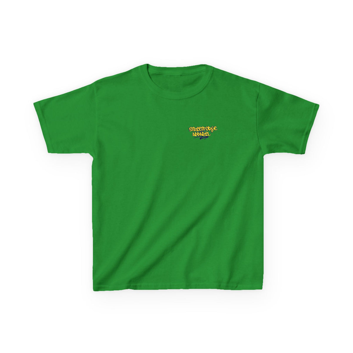 Kids Tee — Yellow Graffiti "Streetwise Angel" Logo