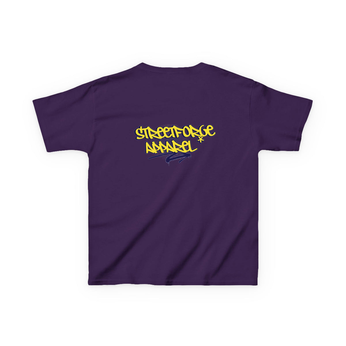 Kids Tee — Yellow Graffiti "Streetwise Angel" Logo