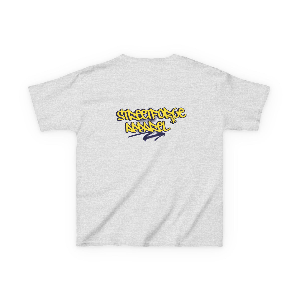 Kids Tee — Yellow Graffiti "Streetwise Angel" Logo