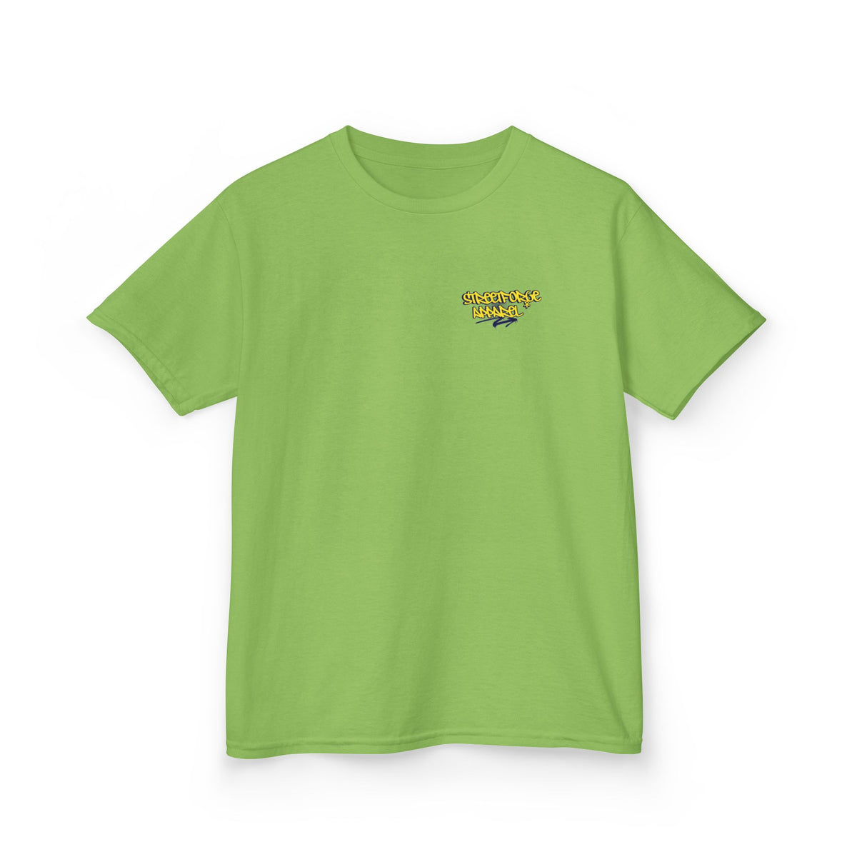 Kids Tee — Yellow Graffiti "Streetwise Angel" Logo