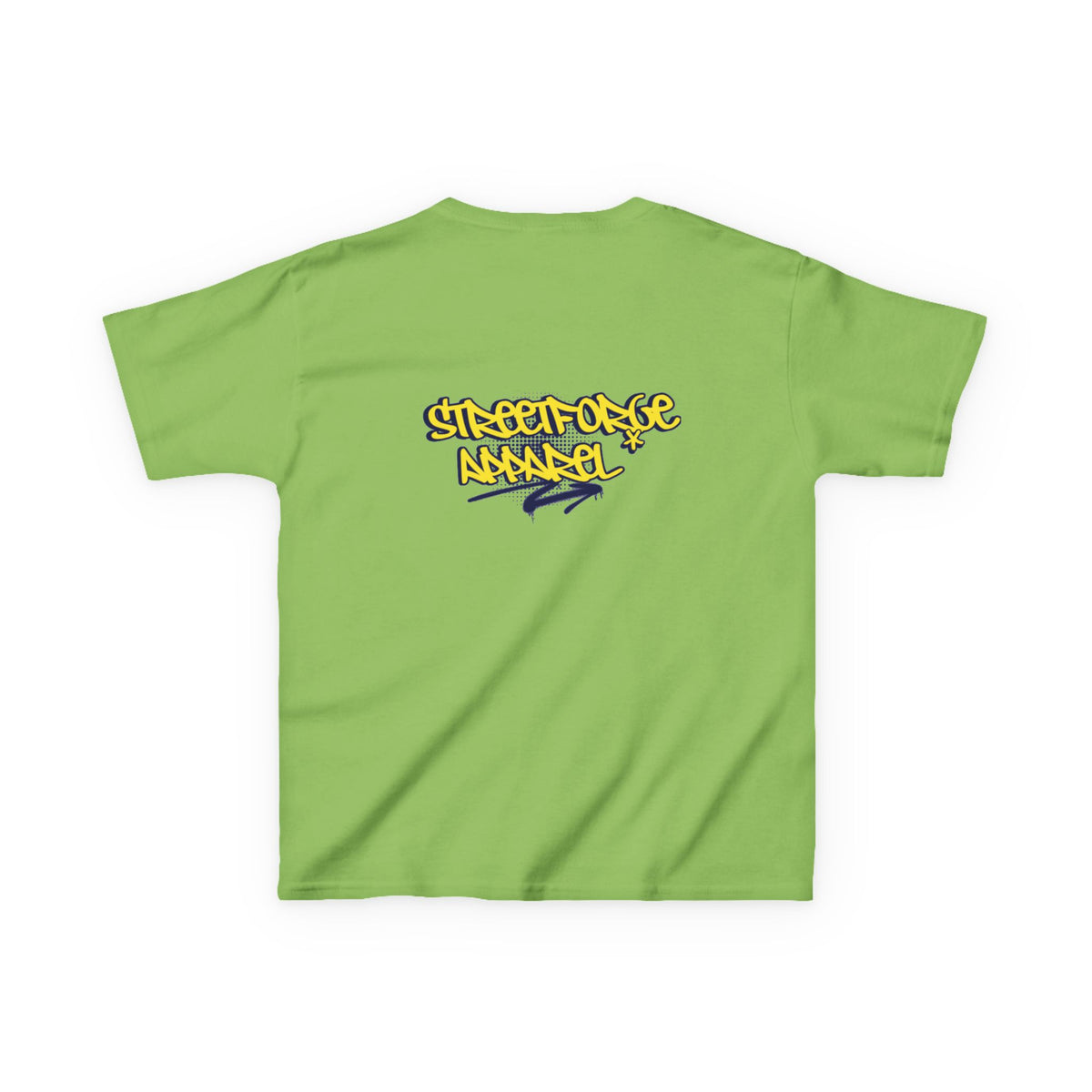 Kids Tee — Yellow Graffiti "Streetwise Angel" Logo