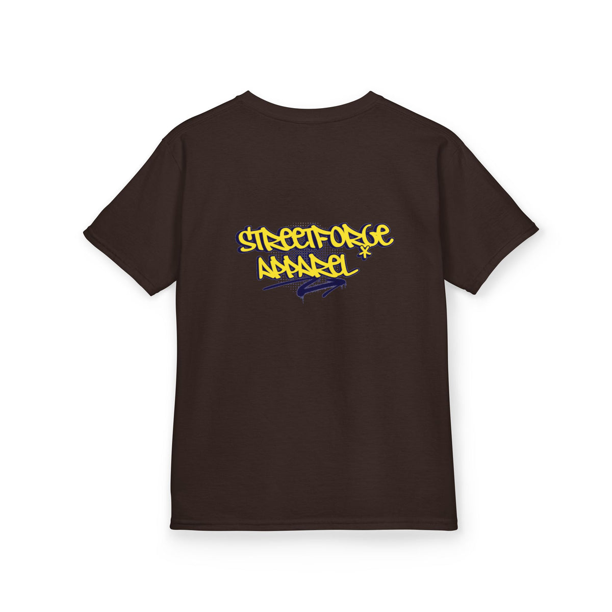 Kids Tee — Yellow Graffiti "Streetwise Angel" Logo