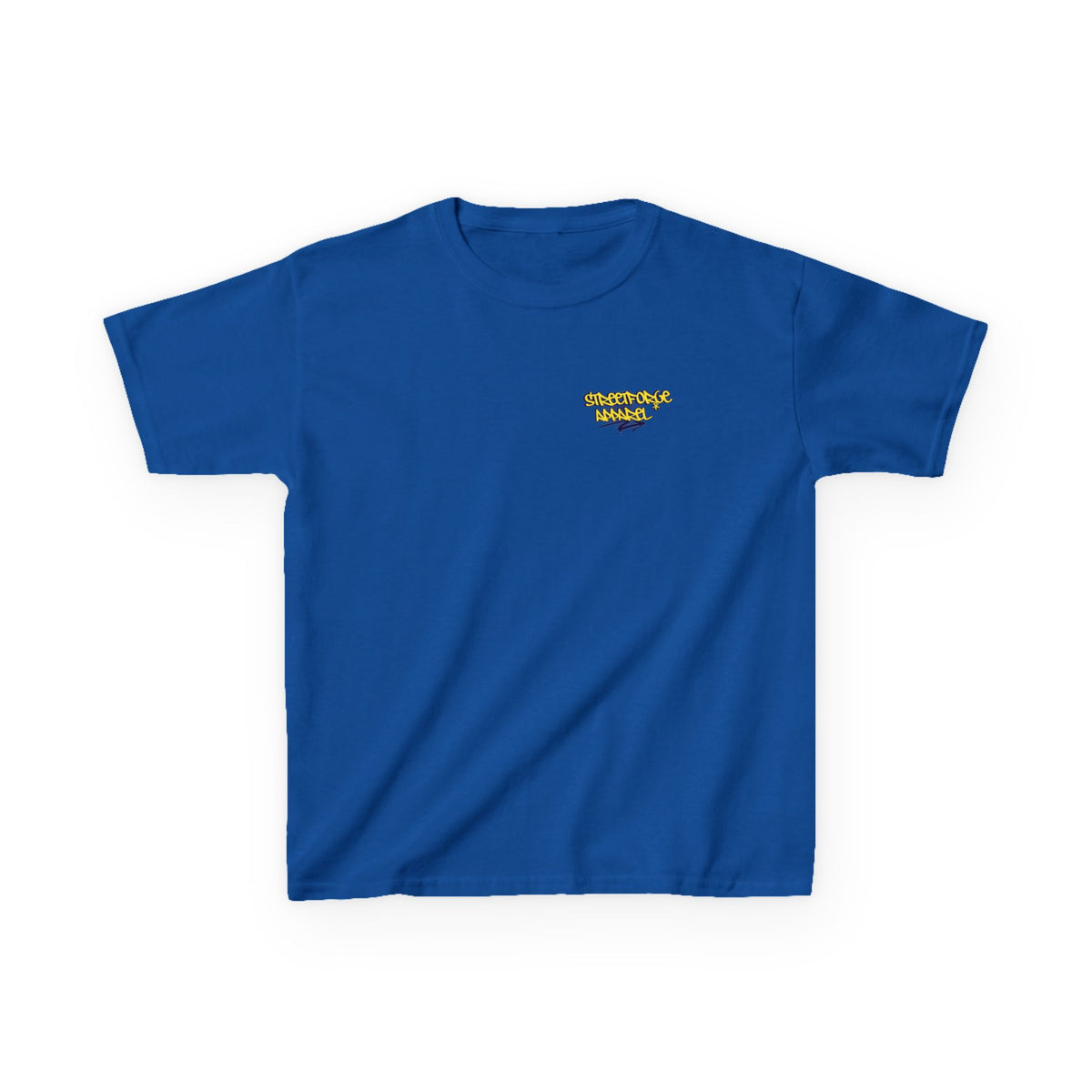 Kids Tee — Yellow Graffiti "Streetwise Angel" Logo