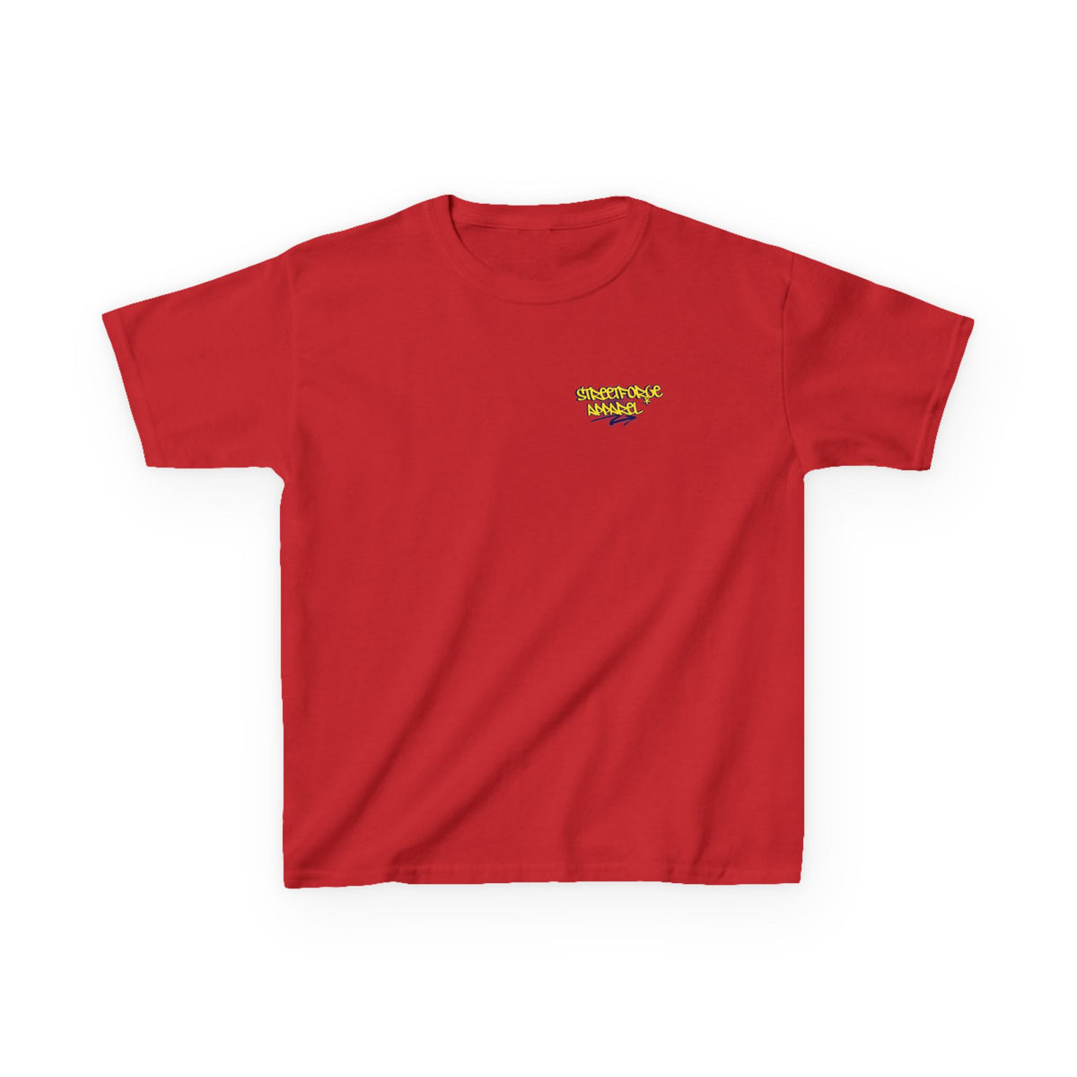 Kids Tee — Yellow Graffiti "Streetwise Angel" Logo