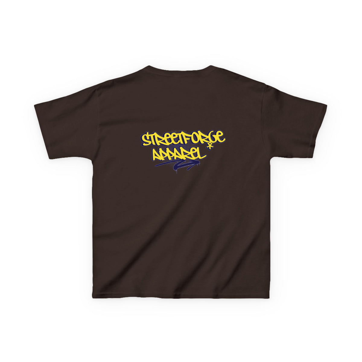 Kids Tee — Yellow Graffiti "Streetwise Angel" Logo