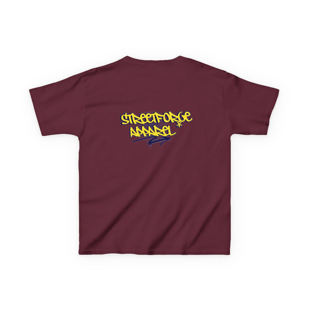 Kids Tee — Yellow Graffiti "Streetwise Angel" Logo